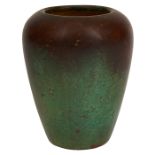 Charles Walter Clewell (1876-1965), vase, #433-2, Canton, OH, copper-clad ceramic, signed, numbered,