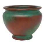 Charles Walter Clewell (1876-1965), vase, #418-2-9, Canton, OH, copper-clad ceramic, signed,