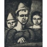 Georges Rouault, (French, 1871-1958), Trio, lithograph, signed in pencil lower right, 12.75" x 10.