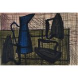 Bernard Buffet, (French, 1928-1999), Still Life, color lithograph, signed in pencil, edition of 200,