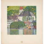 Gustav Klimt, (Austrian, 1862-1918), Church on Lake Wolfgang, 1931 (from An Aftermath), collotype,