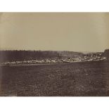 L.H. Bonsall, (American, 19th century), Full Army Regiment in Review Formation Near Chattanooga,