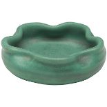 Teco, W.D. Gates (1852-1935), designer, bowl, #275, Chicago, IL, matte glazed ceramic, marked, 4.5"