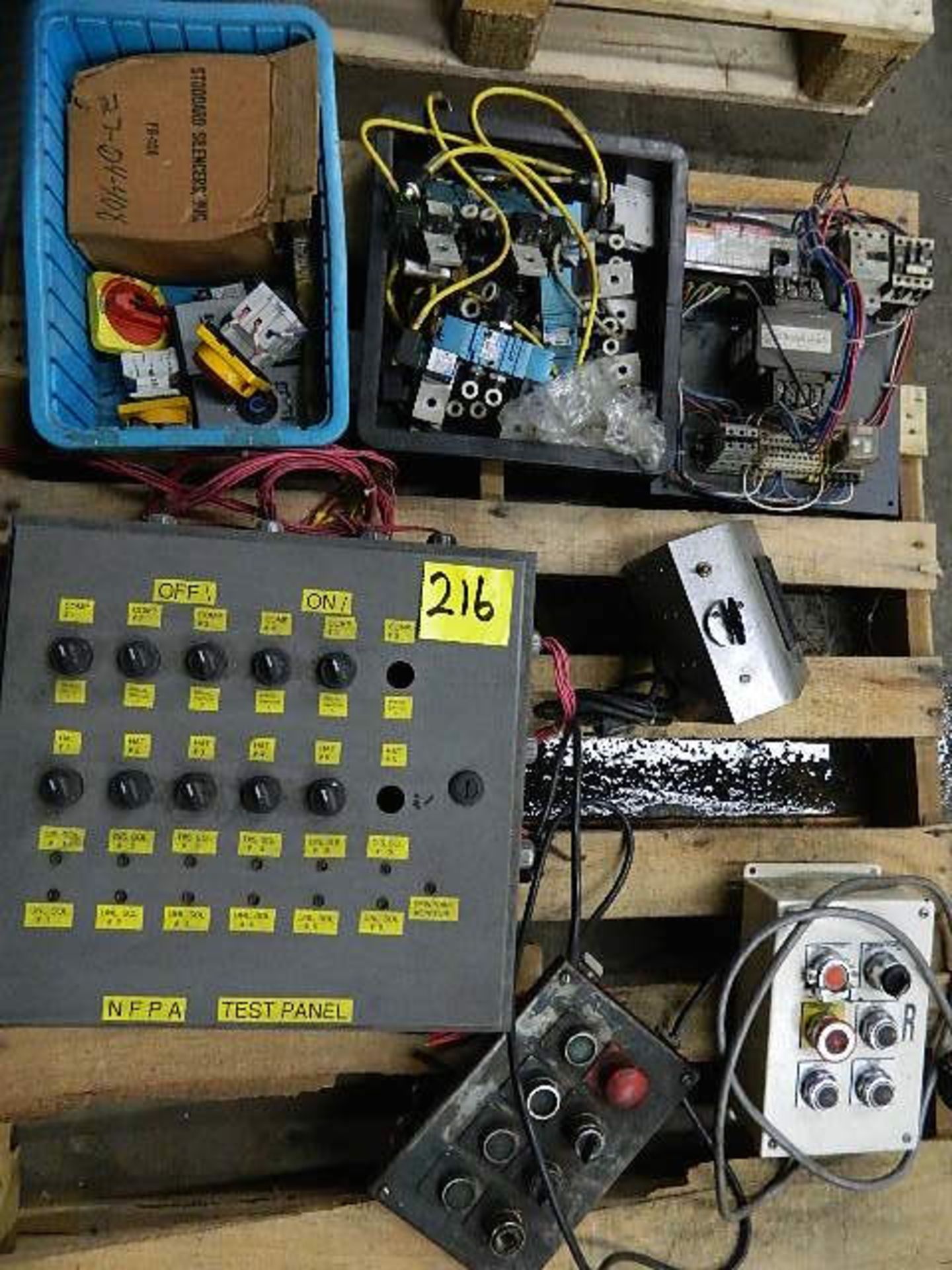 Electronic Switch Control Boxes On Pallet