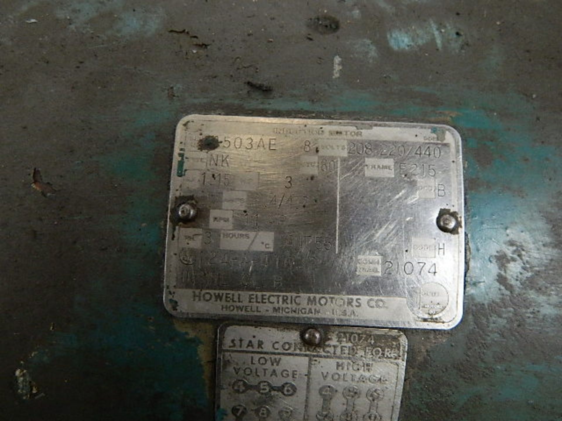 Hyd. Pump. Hydraulic Pump Vickers Pump FJ4, M/N PVD10RS Y-31-CM 11, 3 HP Motors, Hyd. Tank, Sterling - Image 4 of 5