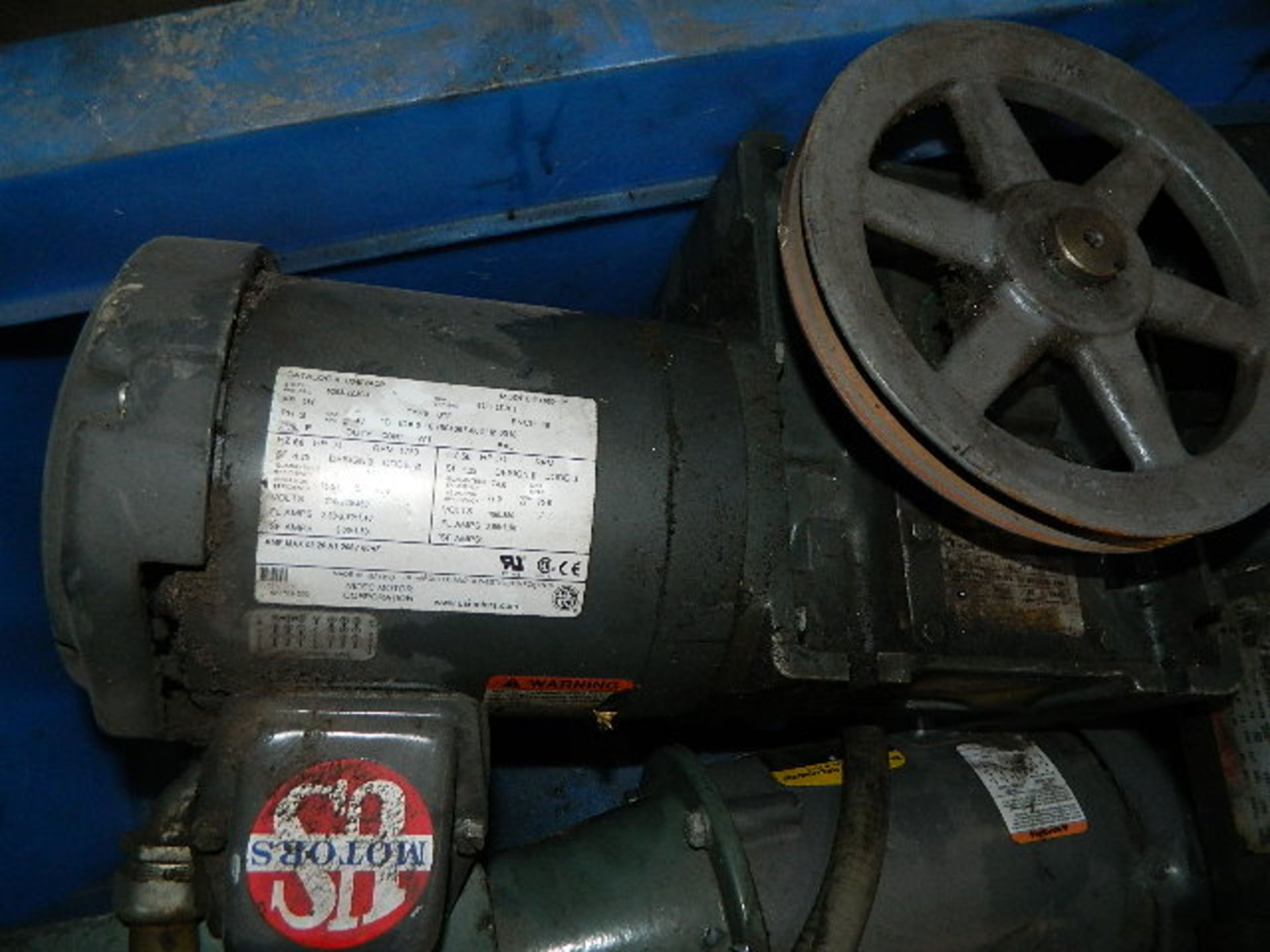 Motors & Gear Boxes US Motors .75 HP. 3 ph. (Qty. 11) - Image 3 of 4