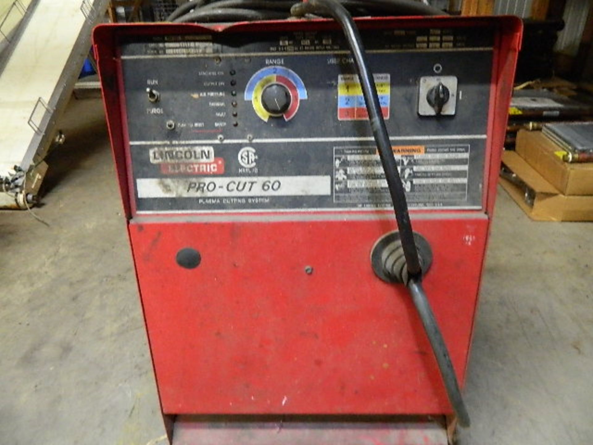 Lincoln Plasma Cutting System, M/N Pro-Cut 60, S/N V1941004303, Input Single Phase 115 V. 208/230/ - Bild 2 aus 7