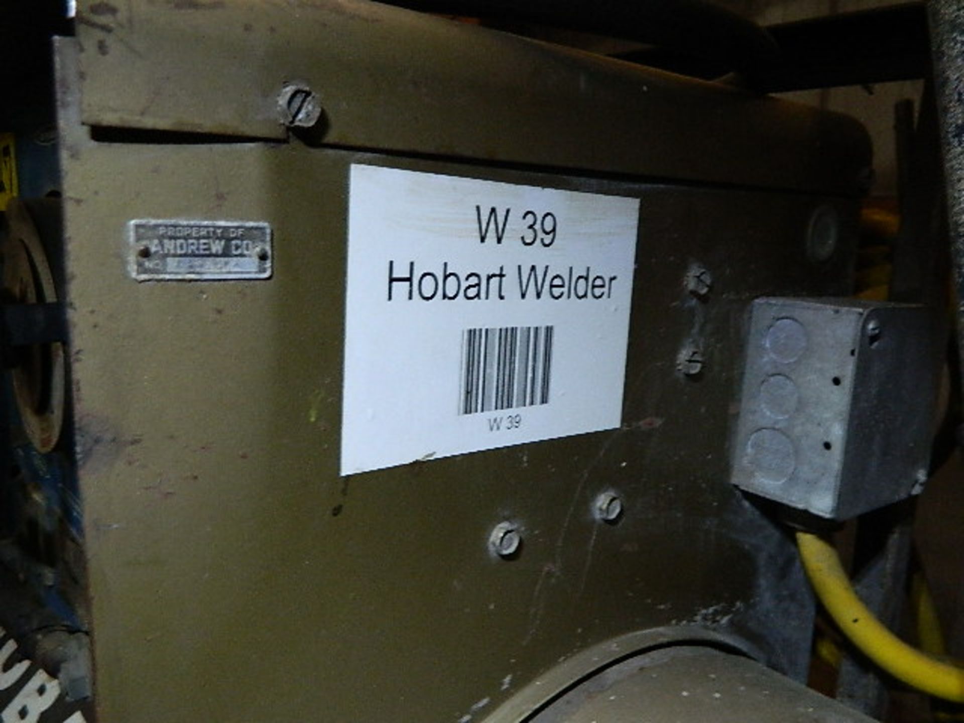 Hobart Welder, M/N M300, S/N 12CW-69714, 3 ph. 230/460 V. 20 HP, SPECS 4801, VAR35 - Bild 5 aus 6