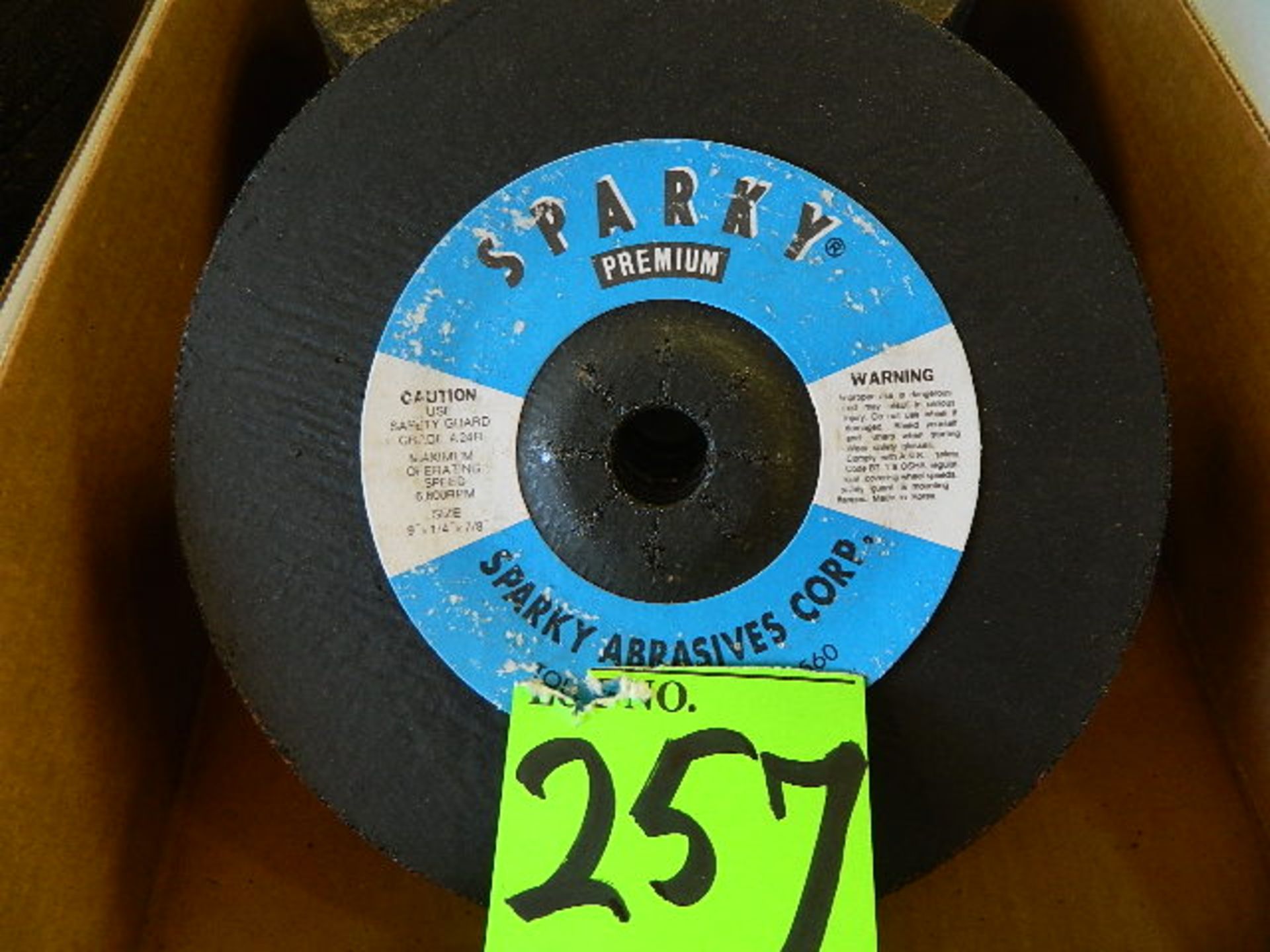 Grinding Wheels 9" x 1/4 x 7/8 Sparky Premium (Qty. 22)