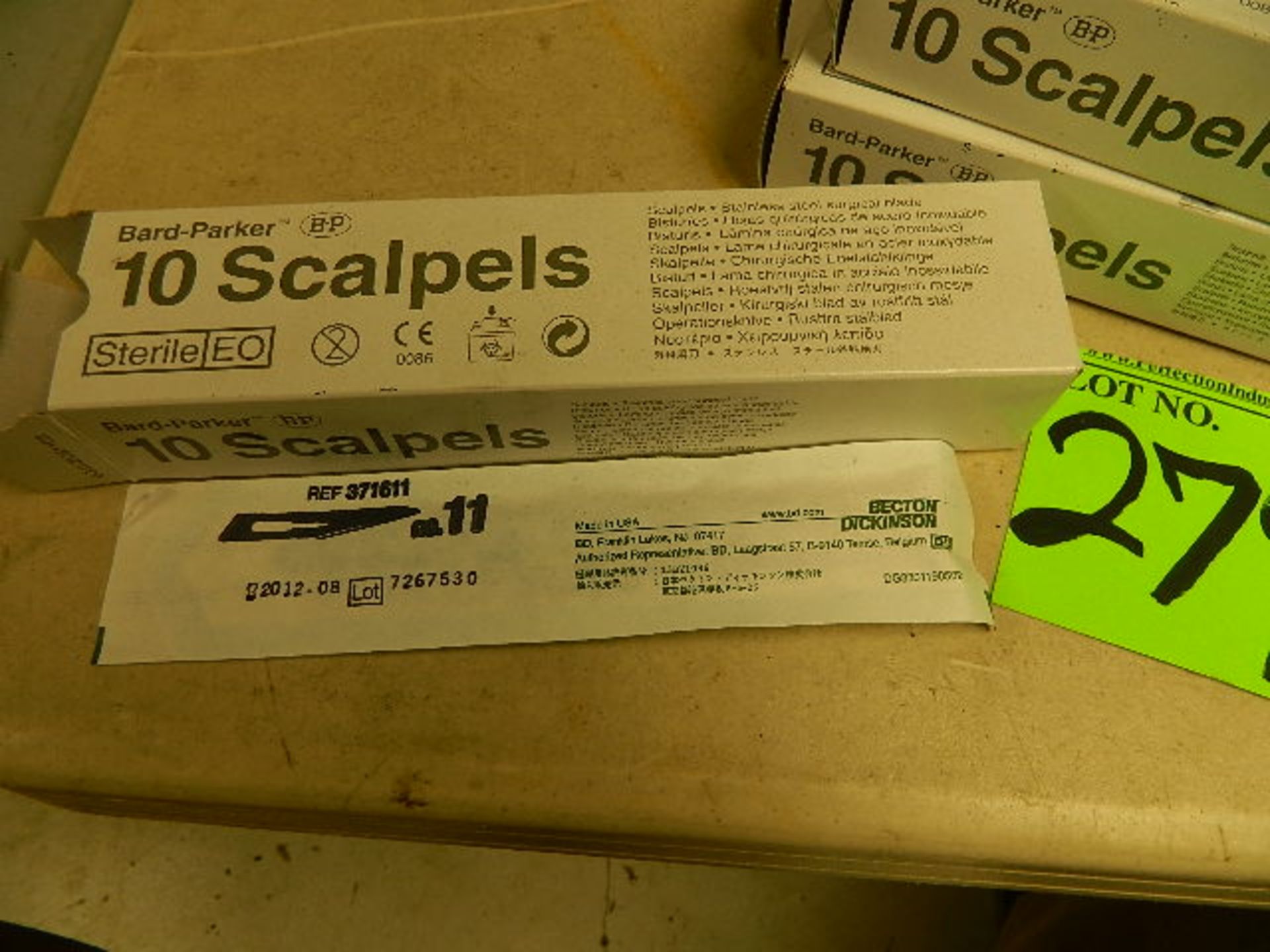 Scalpels 9 Boxes 10 ea. Bard-Parker #11