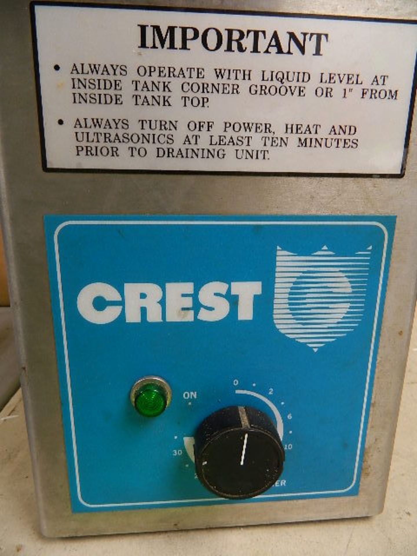 Ultrasonic Cleaner Trusweep, M/N 175TA, S/N 10TS 34 010, 120V. Crest Ultrasonic - Image 3 of 3