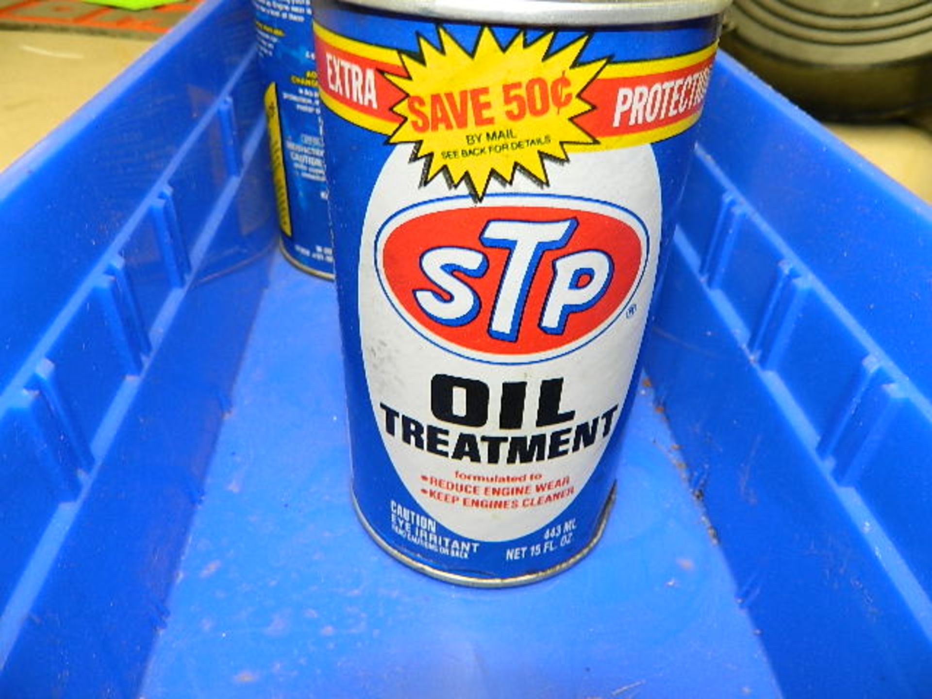 (6) S T P Oil Treatment Cans w/ Contents