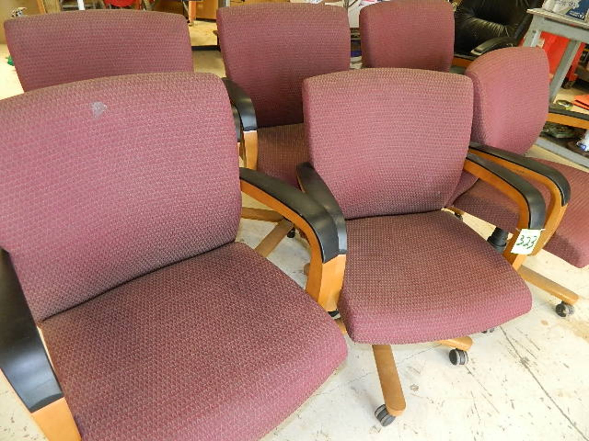 (6) Conference Room Chairs Adjustable Height - Bild 4 aus 4