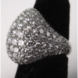 Tiffany & Co Pave Diamond Platinum Ring