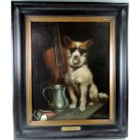 Charles Dudley "A Faithful Companion" O/C Painting