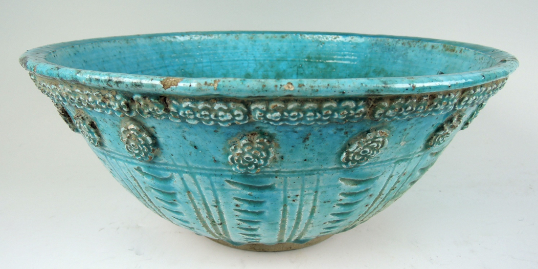 Persian Turquoise Bowl 16th Century ? - Image 5 of 6
