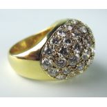 Van Cleef & Arpels 18K Diamond Pave Ring