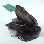 Chinese Jade Frog Snuff Bottle