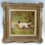 c.1900 "Lone Setter" Oil Painting