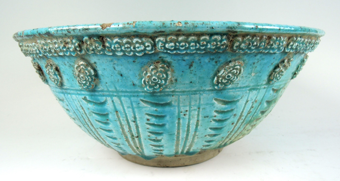 Persian Turquoise Bowl 16th Century ? - Image 4 of 6