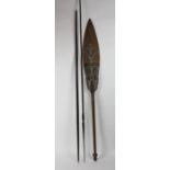 An Oceanic Art Solomon Islands carved paddle,