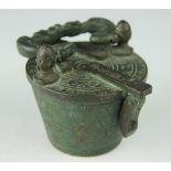 A mid 19th century German bronze set of stacking weights,