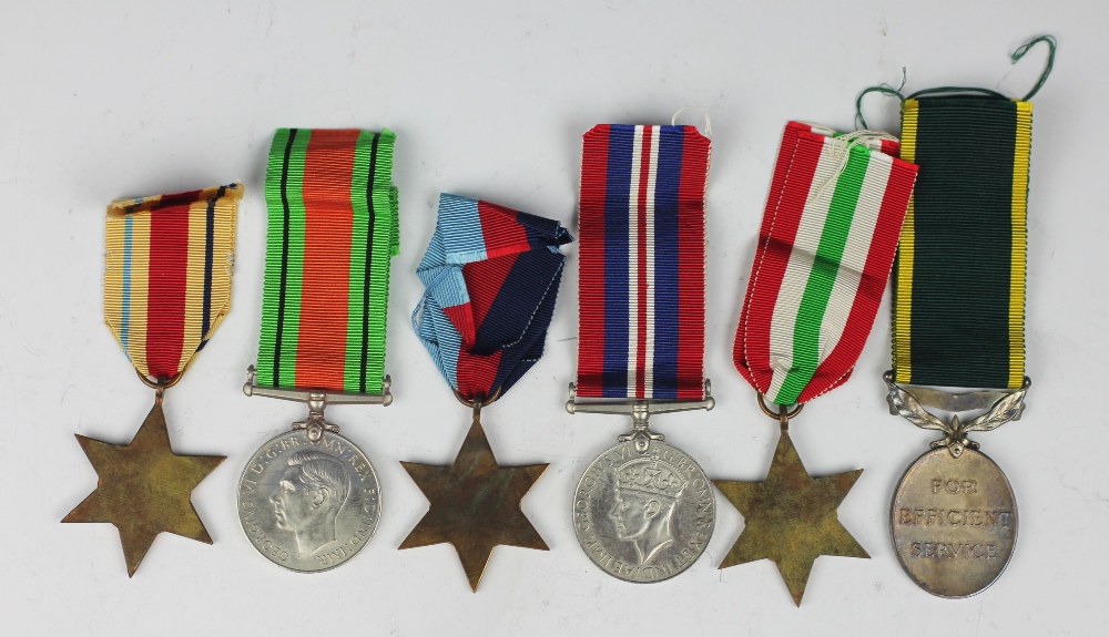 A World War II medal group to 7895512 Tpr K M Egan, comprising, 1939-45 Star, Italy Star, - Bild 3 aus 15