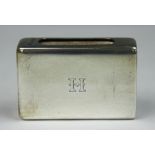 A silver match box holder, J B Chatterley & Sons Ltd, London 1934,