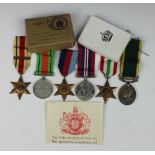 A World War II medal group to 7895512 Tpr K M Egan, comprising, 1939-45 Star, Italy Star,