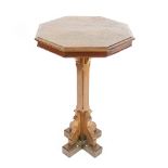 A 20th century ecclesiastical occasional table,