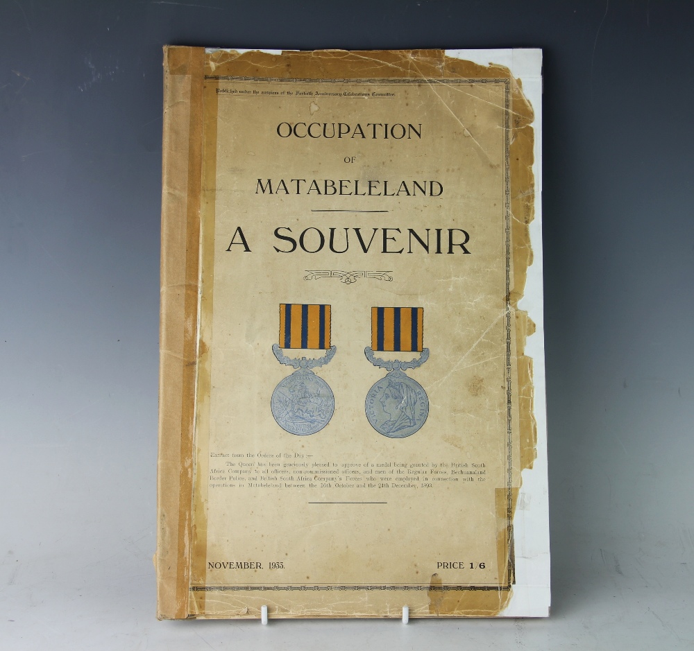 OCCUPATION OF MATABELELAND, A SOUVENIR, 1893-1933, second issue,