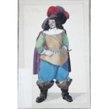 Carl Bonn (1912-1977) Watercolour and pencil costume design 'Costume for Cyrano de Bergerac -