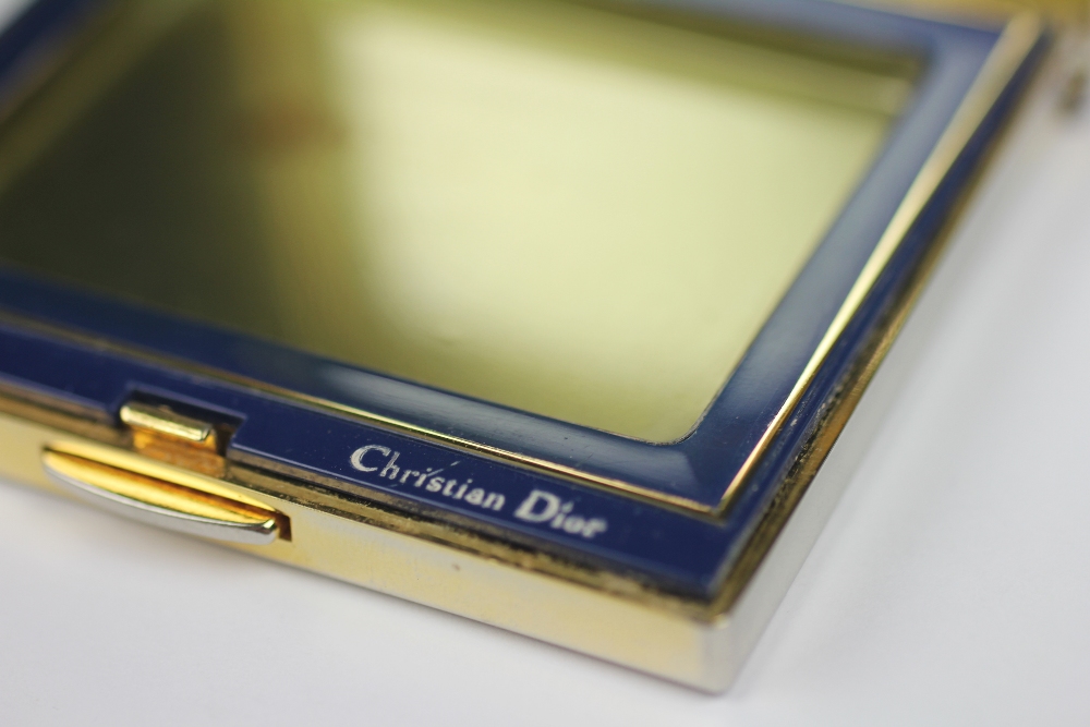 A Christian Dior enamelled powder compact, 7. - Image 3 of 4