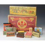 A collection of matches and match boxes, to include; a very large box of 'Three Torches,