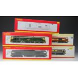 Five Hornby OO gauge diesel locomotives, comprising,