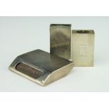 Three match box sleeves, comprising; a 'squashed' example, London 1917, 'Rd 638809', 6.