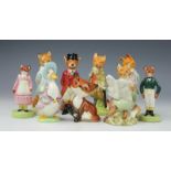 A collection of assorted figures, to include; Royal Albert Foxy Reading 10.