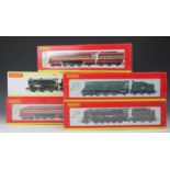 Five Hornby OO gauge tender locomotives, comprising,