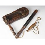 A 19th century Policeman's treen rattle,