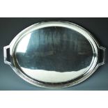 An Elkington silver plated serving tray,