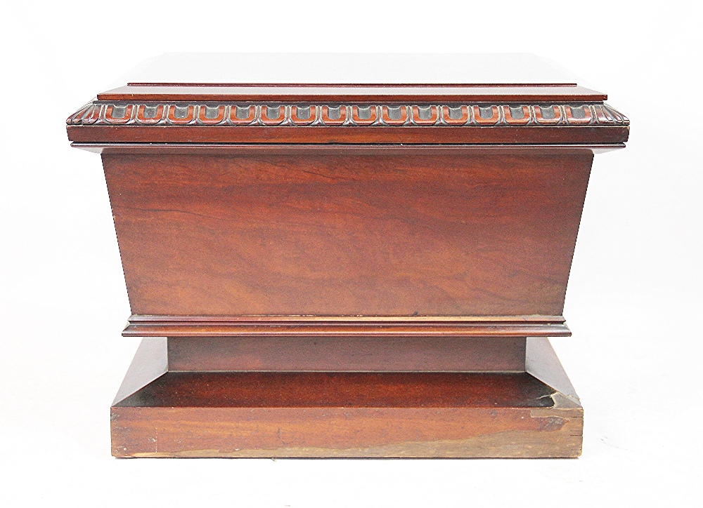 A Regency mahogany sarcophagus shaped cellarette, - Image 2 of 3