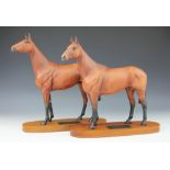 Two Beswick connoissseur model race horses comprising; Red Rum, 29.5cm high and Arkle, 27.
