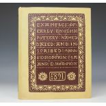 HODGKIN (J & E), EXAMPLES OF EARLY ENGLISH POTTERY, NAMED DATED AND INSCRIBED, limited ed,