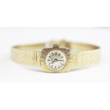 A ladies 'Emka Geneve' 18k gold wristwatch,