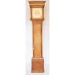 A pine eight day longcase clock,