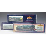 Three Bachmann OO gauge locomotives, comprising,