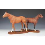 Two Beswick connoissseur model race horses comprising; Nijinsky, 27.