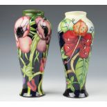 A Moorcroft Anemone pattern vase,