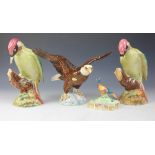 A pair of Beswick Woodpeckers, No.