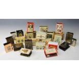 A large selection of three sided vesta or match box sleeves,